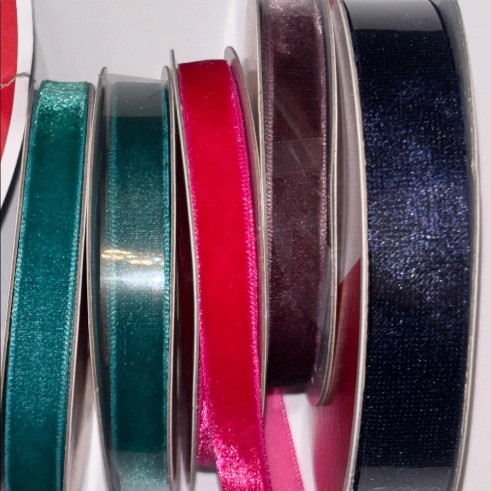 Velvet Ribbon Jewel Tone Velvet Ribbon Spools